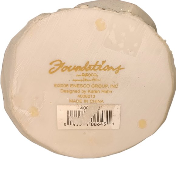 Enesco Foundations Angel Playing Violin Christmas Angel Figurine - Picture 10 of 11